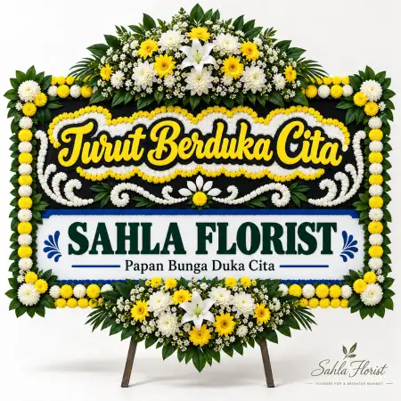 Papan Bunga Duka Kudus
